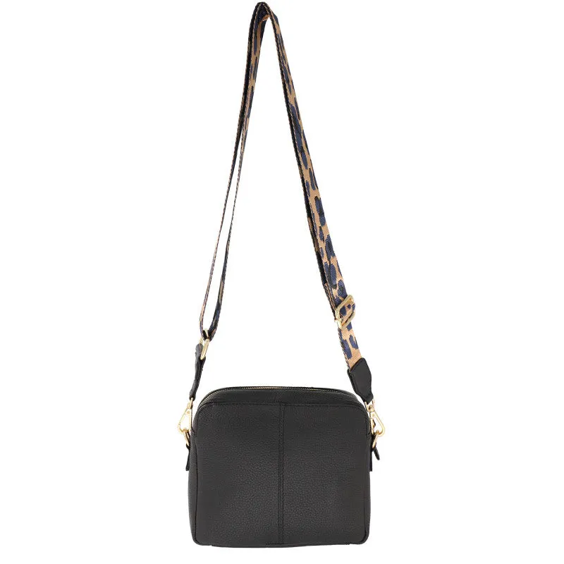 1028 Leather Crossbody Bag | Black