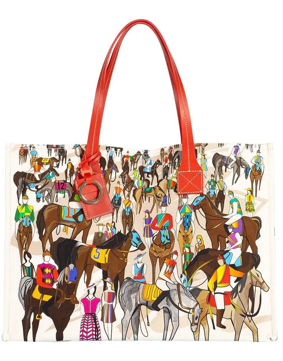 After the Race Printed Tote