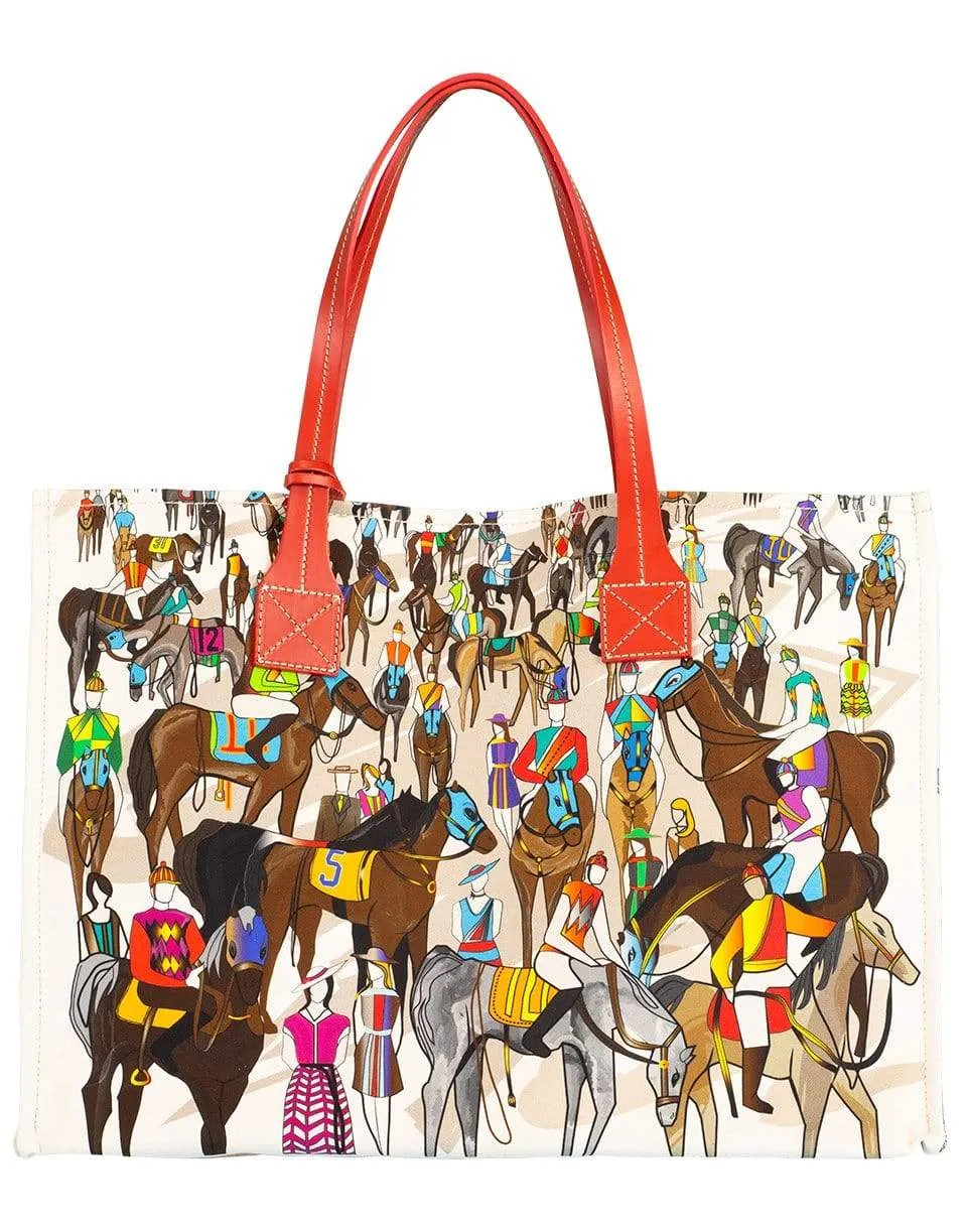 After the Race Printed Tote