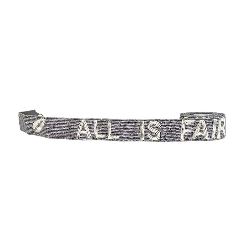 All Is Fair Beaded Handbag Strap