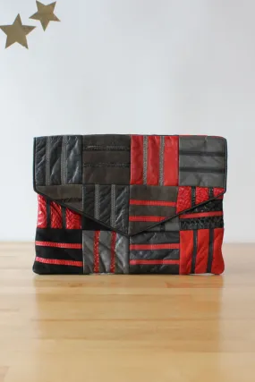 All Sewn Up Patchwork Clutch