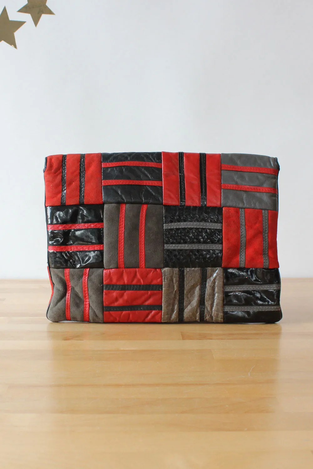 All Sewn Up Patchwork Clutch