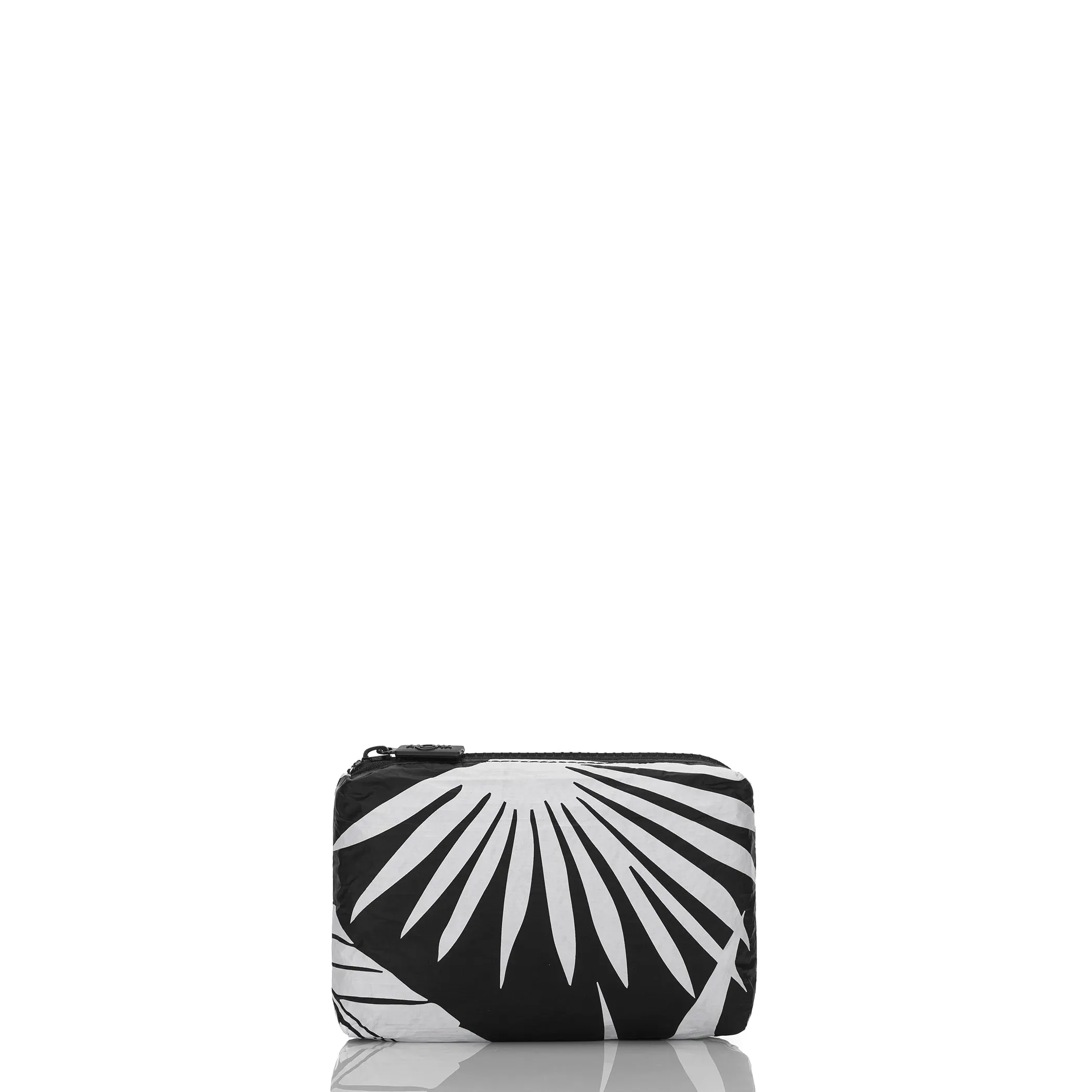 ALOHA Le Palm Mini Pouch / White & Black