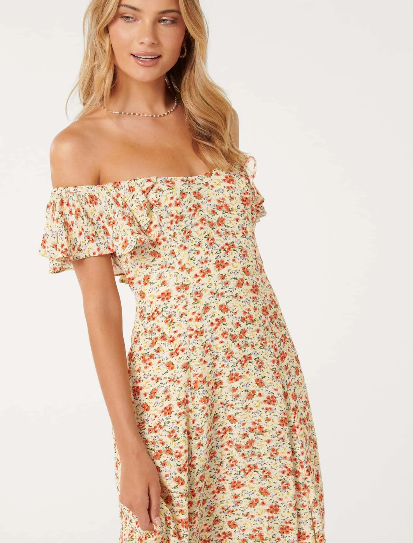 Amalie Off-Shoulder Midi Dress