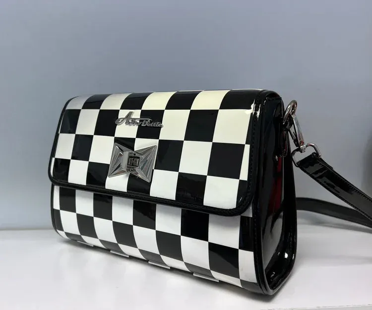 Atomic Checkerboard Purse