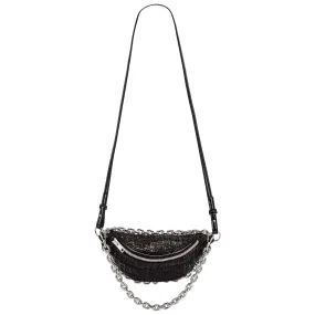 Attica Tweed Hybrid Bag, Black