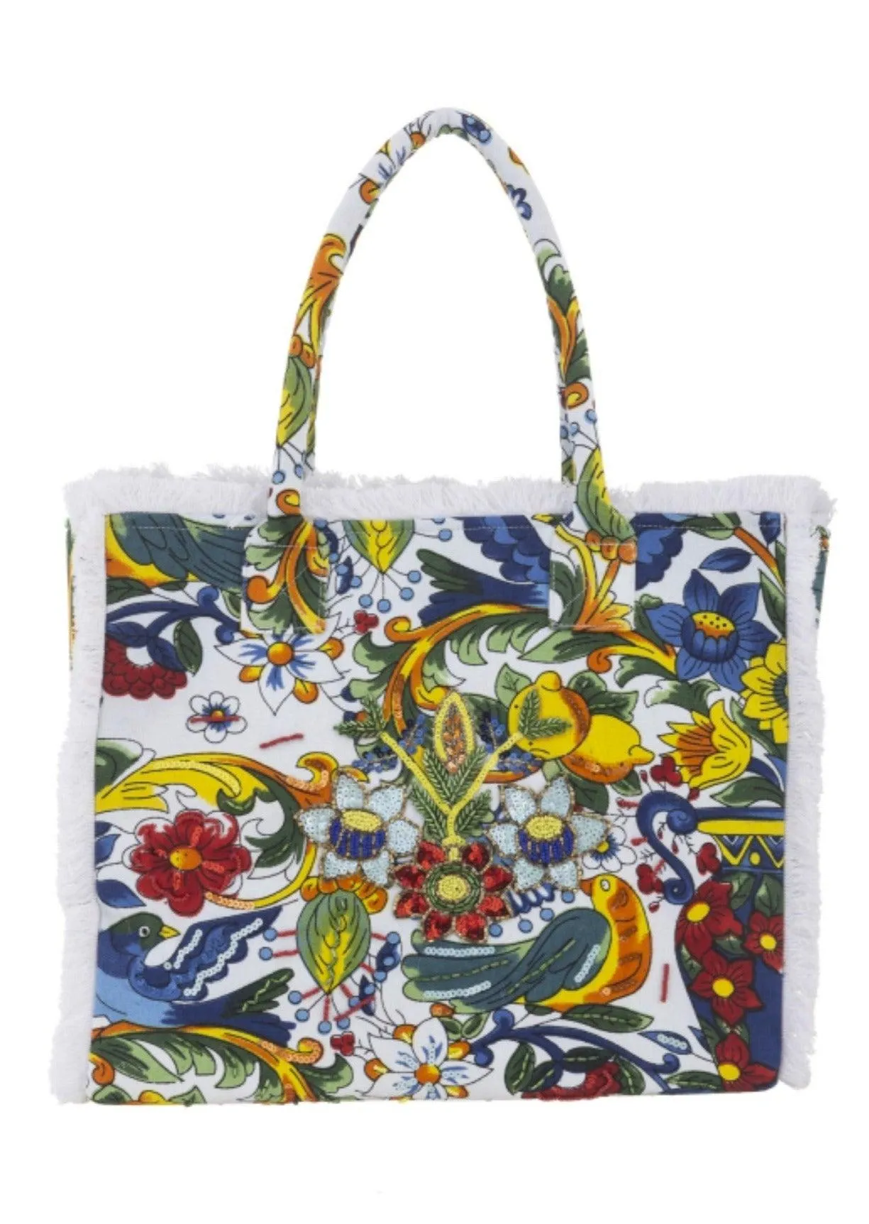 Beach Denim Tote Limoncello