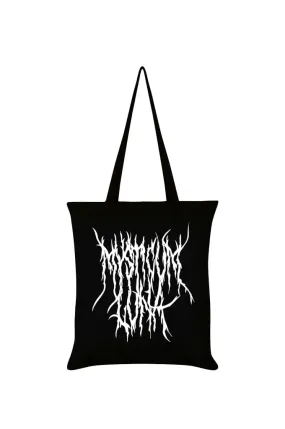 Black Metal Mysticum Luna Tote Bag