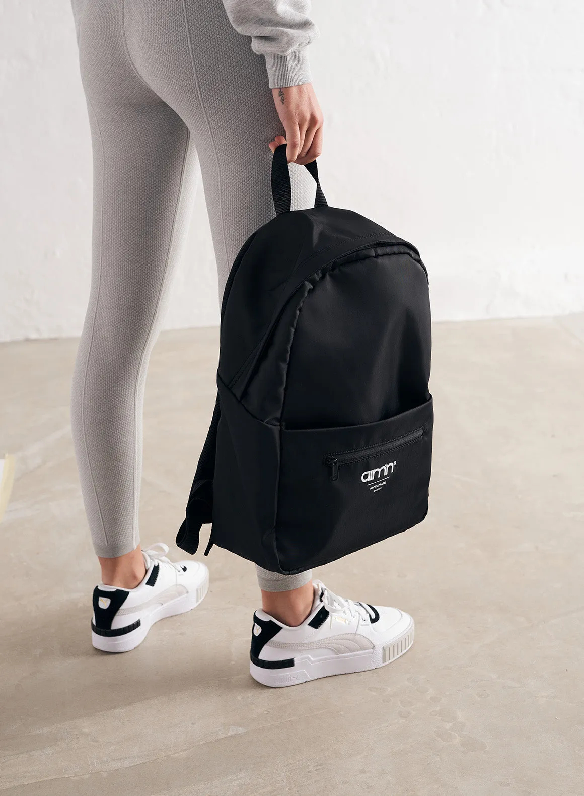 Black Nylon Backpack