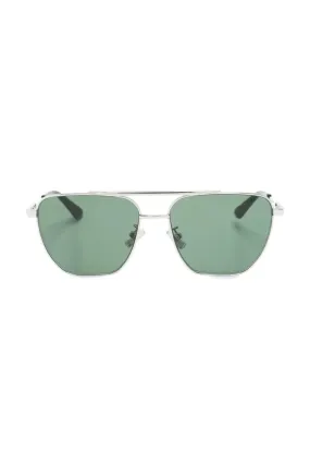 Bottega Veneta Aviator Sunglasses - Silver