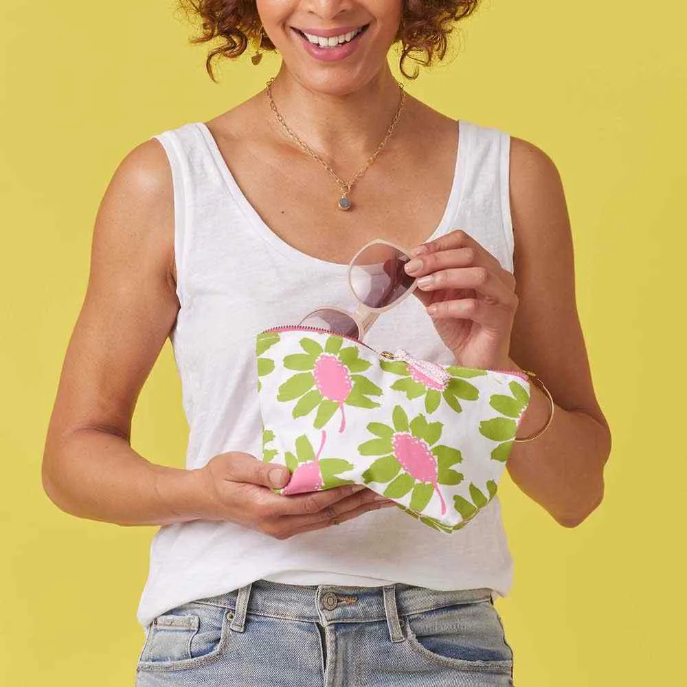 Callie Lime Pouch Medium