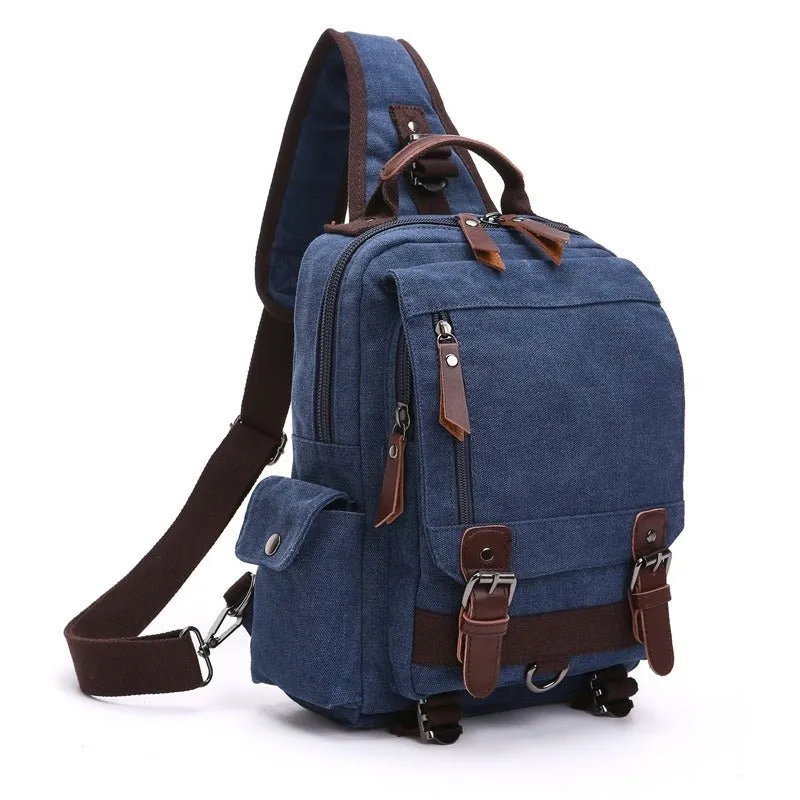 Canvas Backpack Men Travel Back Pack Multifunctional Shoulder Bag for Women Laptop Rucksack School Bags Female Daypack