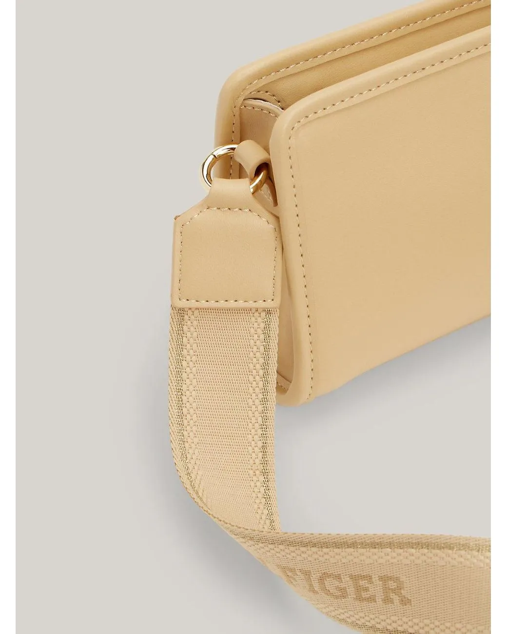 CK MONOTYPE TONAL LOGO SMALL CROSSOVER BAG-Harvest Wheat