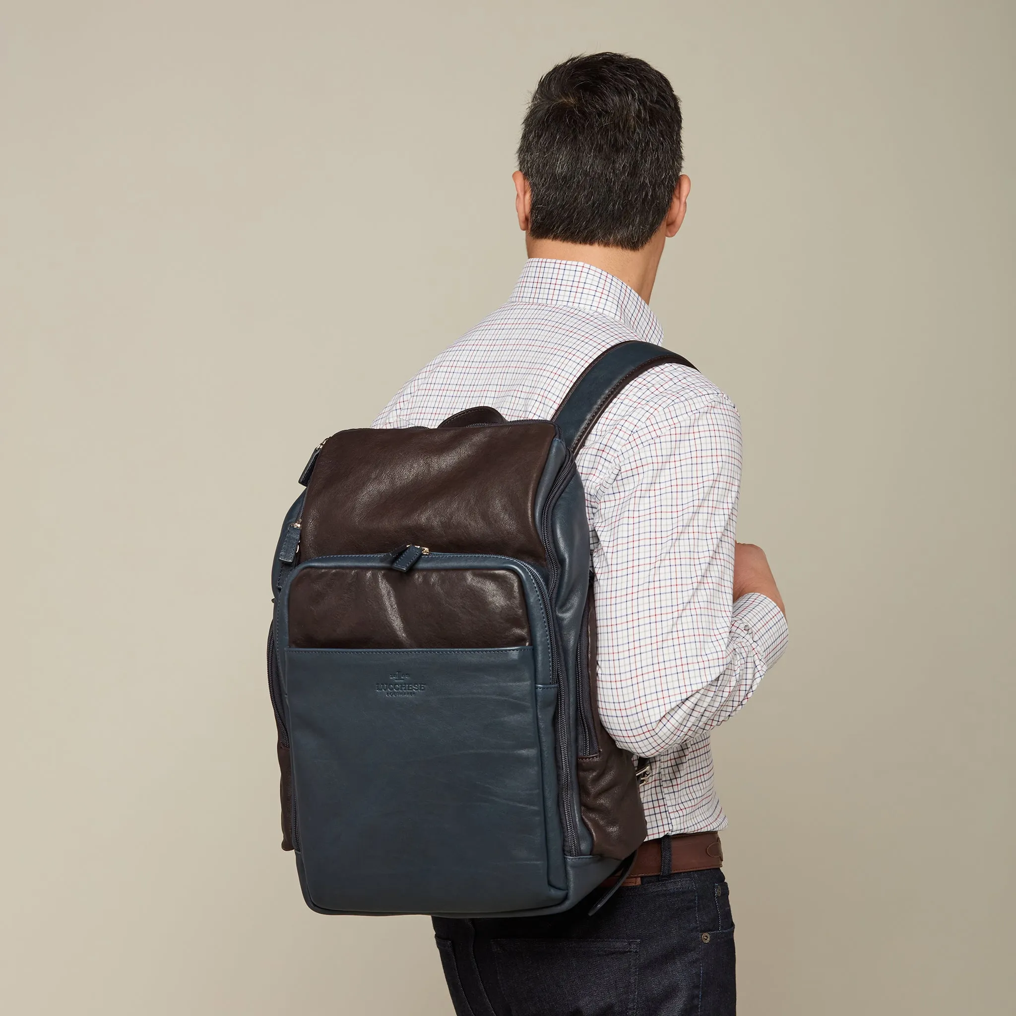 Cosimo Backpack :: Stylish Navy Travel Accessory