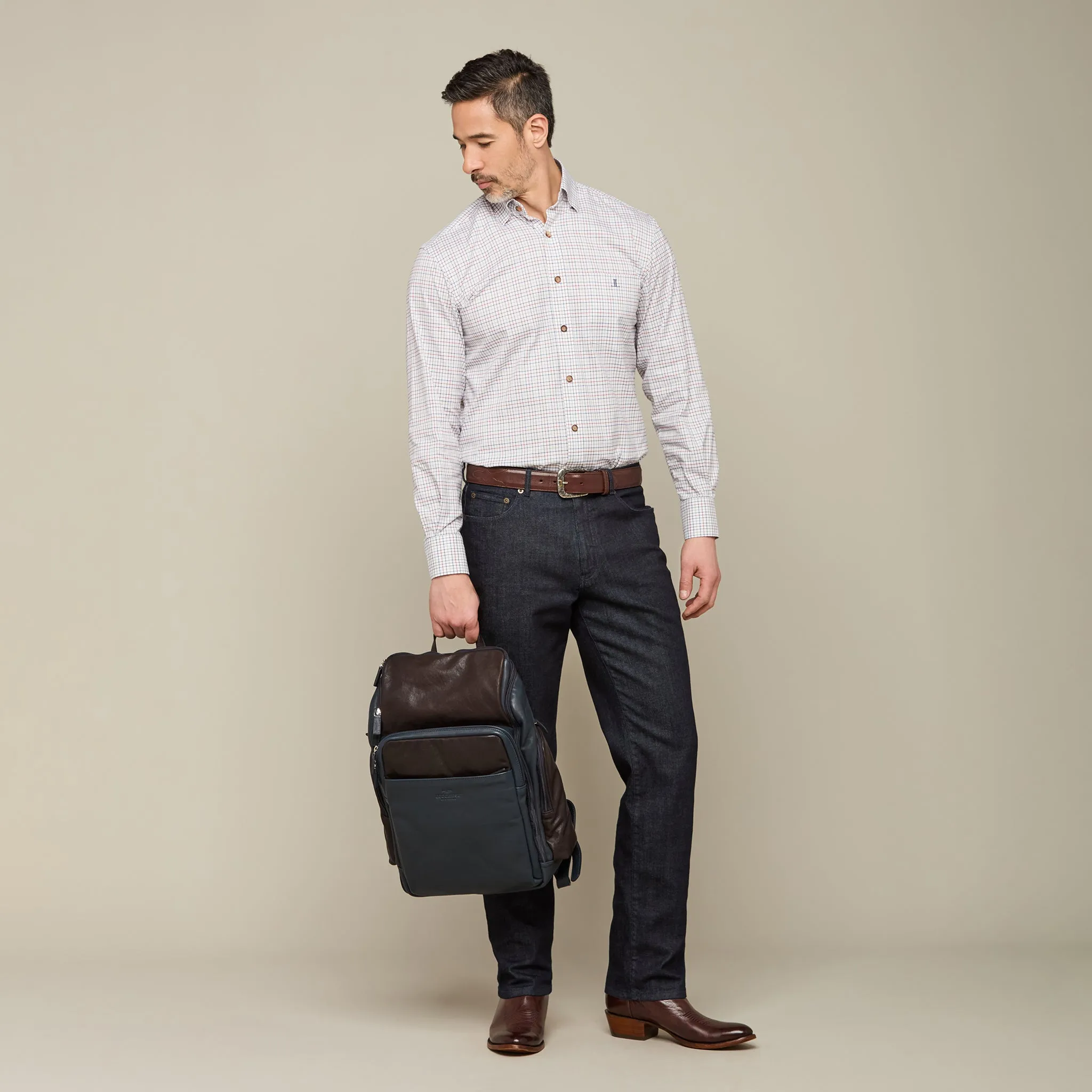 Cosimo Backpack :: Stylish Navy Travel Accessory