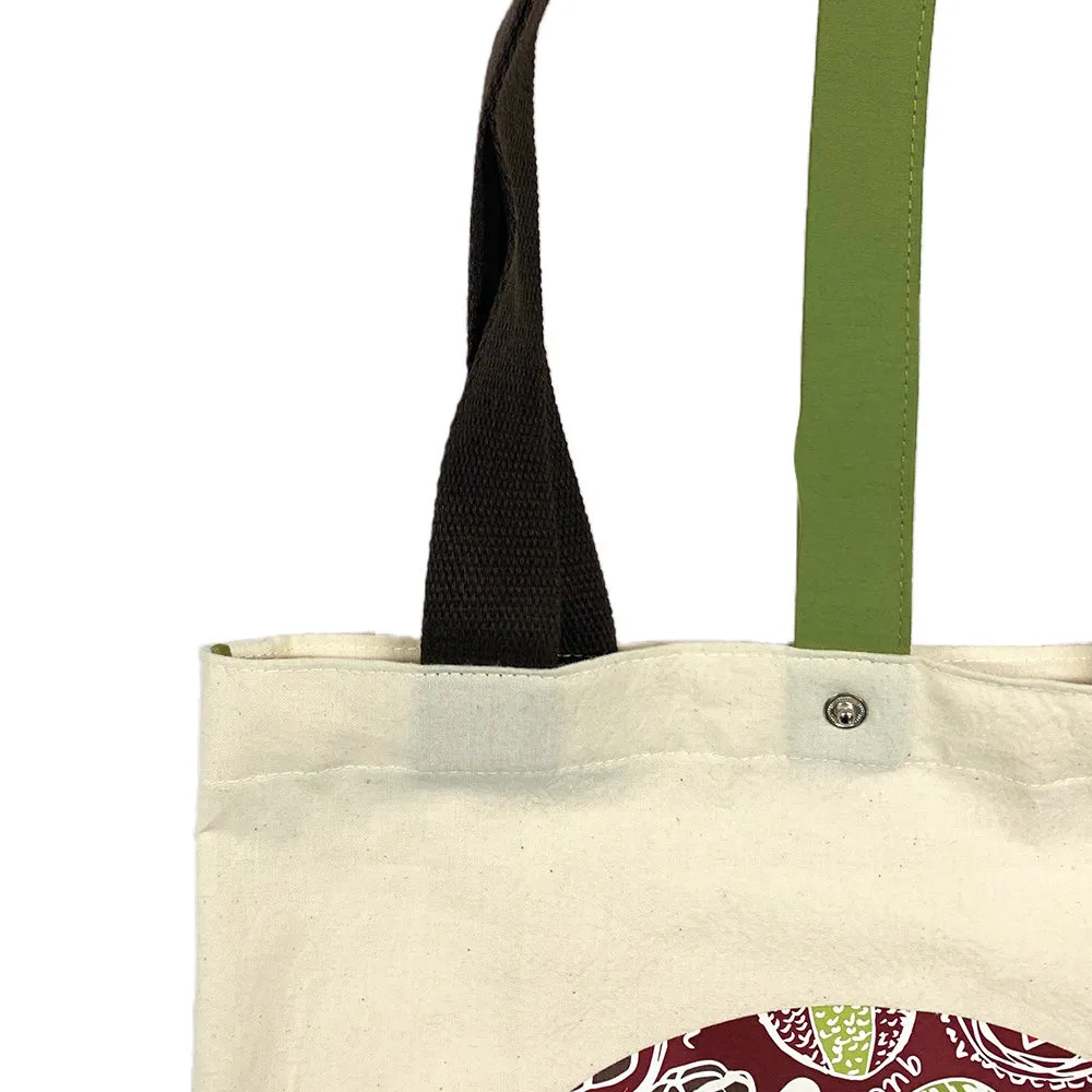 Durian Tote Bag - Maroon