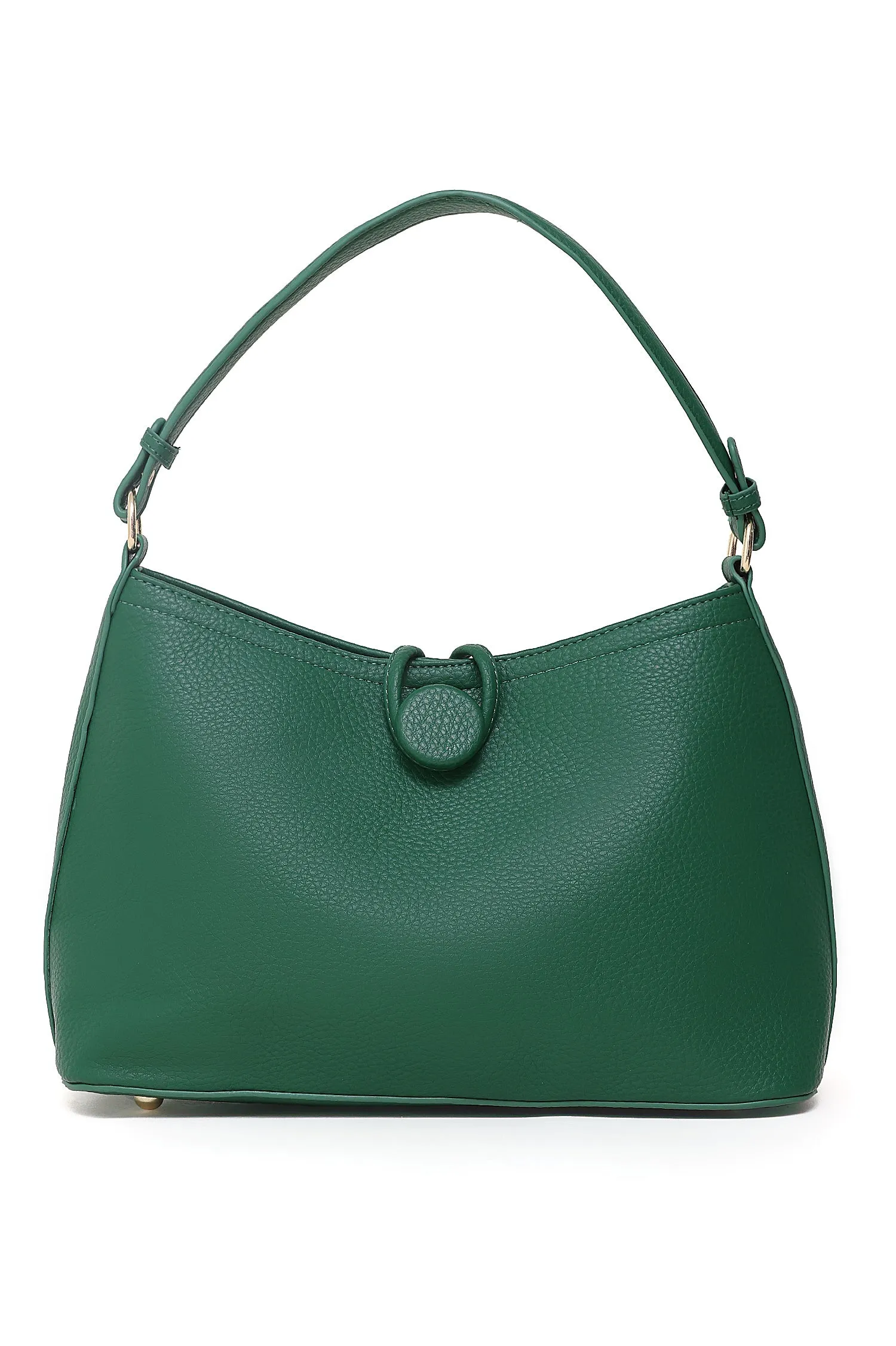 FAUX LEATHER BAG-GREEN