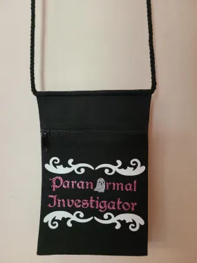 Glitter Paranormal Investigator Crossbody Bag