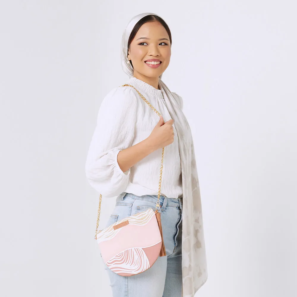 Half Moon Clutch - Dawn Bukit