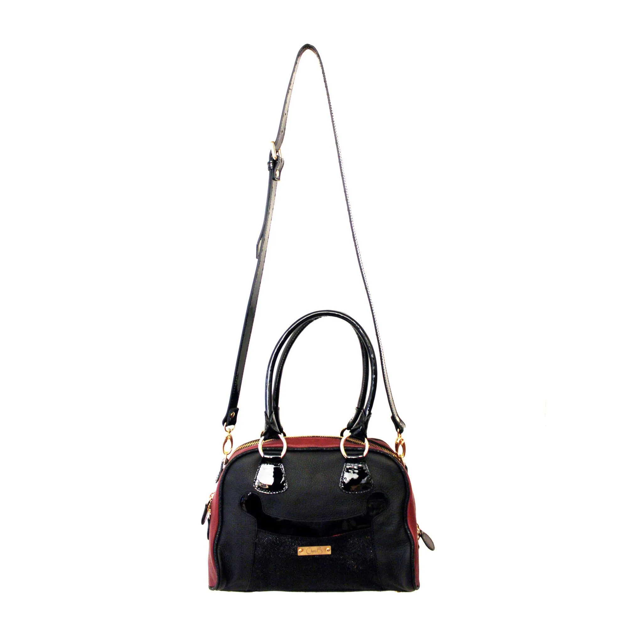 Happy - Black-wine small handbag