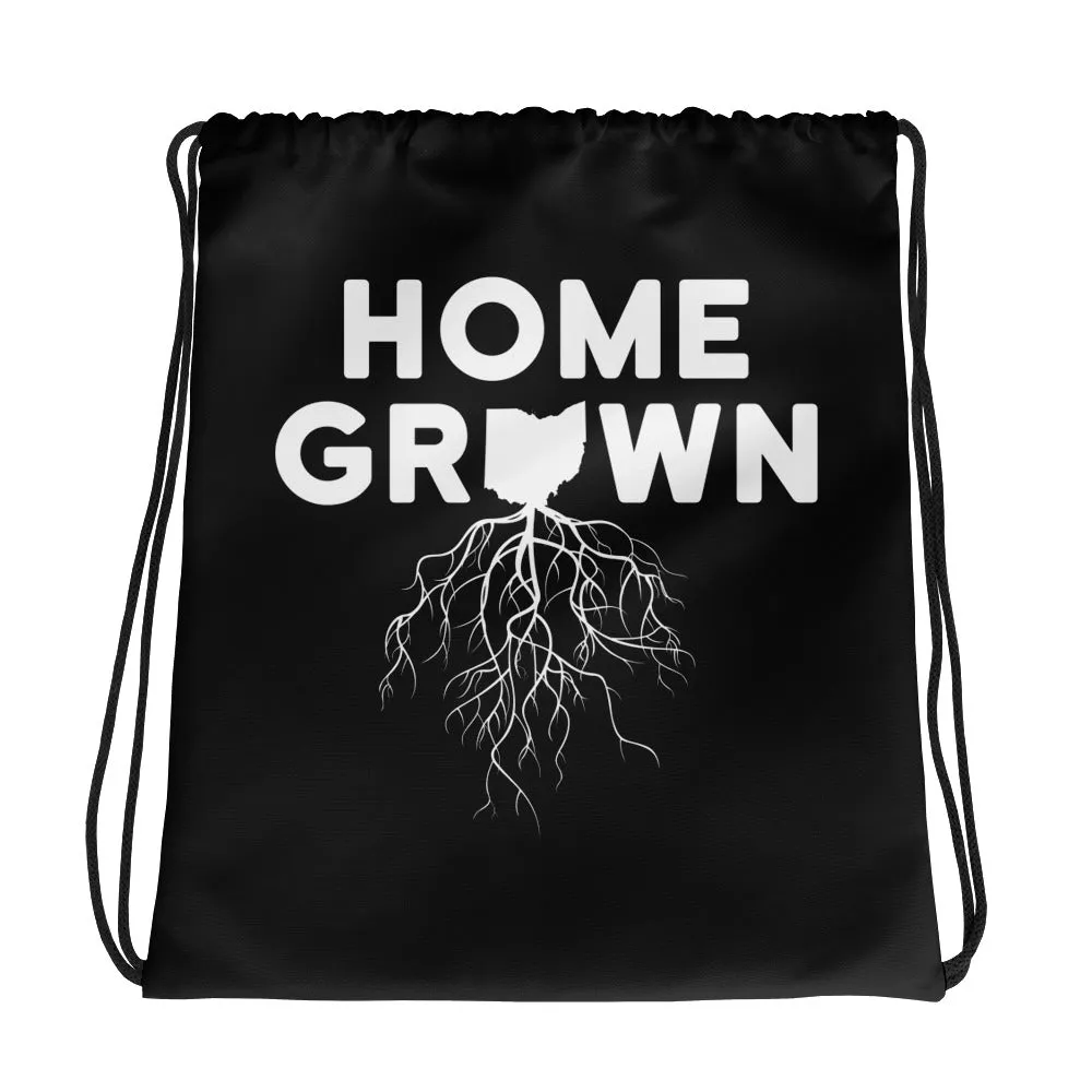 Home Grown Drawstring bag