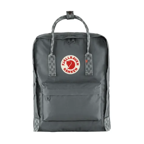 Kanken Classic Backpack - Super Grey Chess Pattern