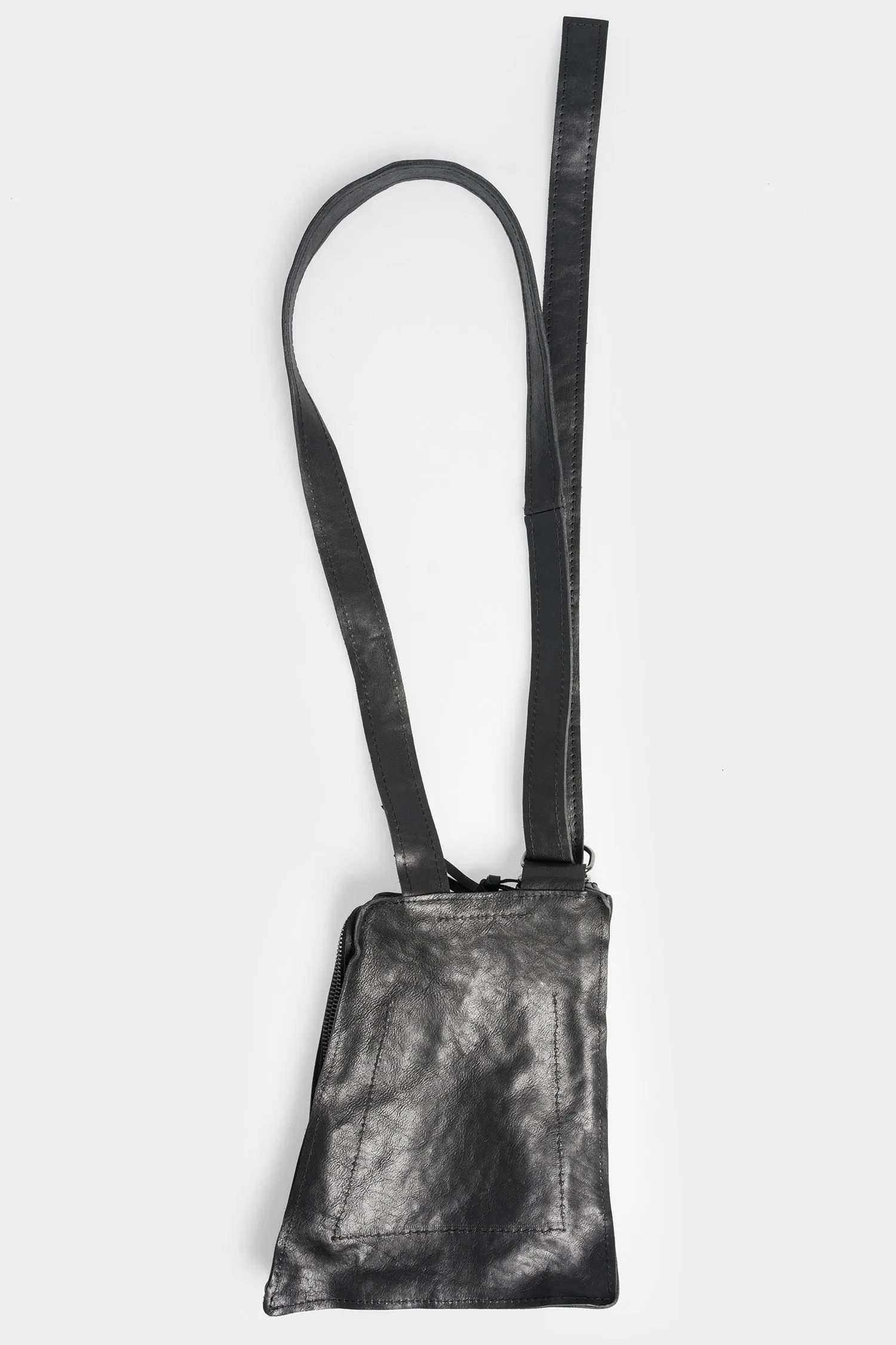 Leather shoulder bag