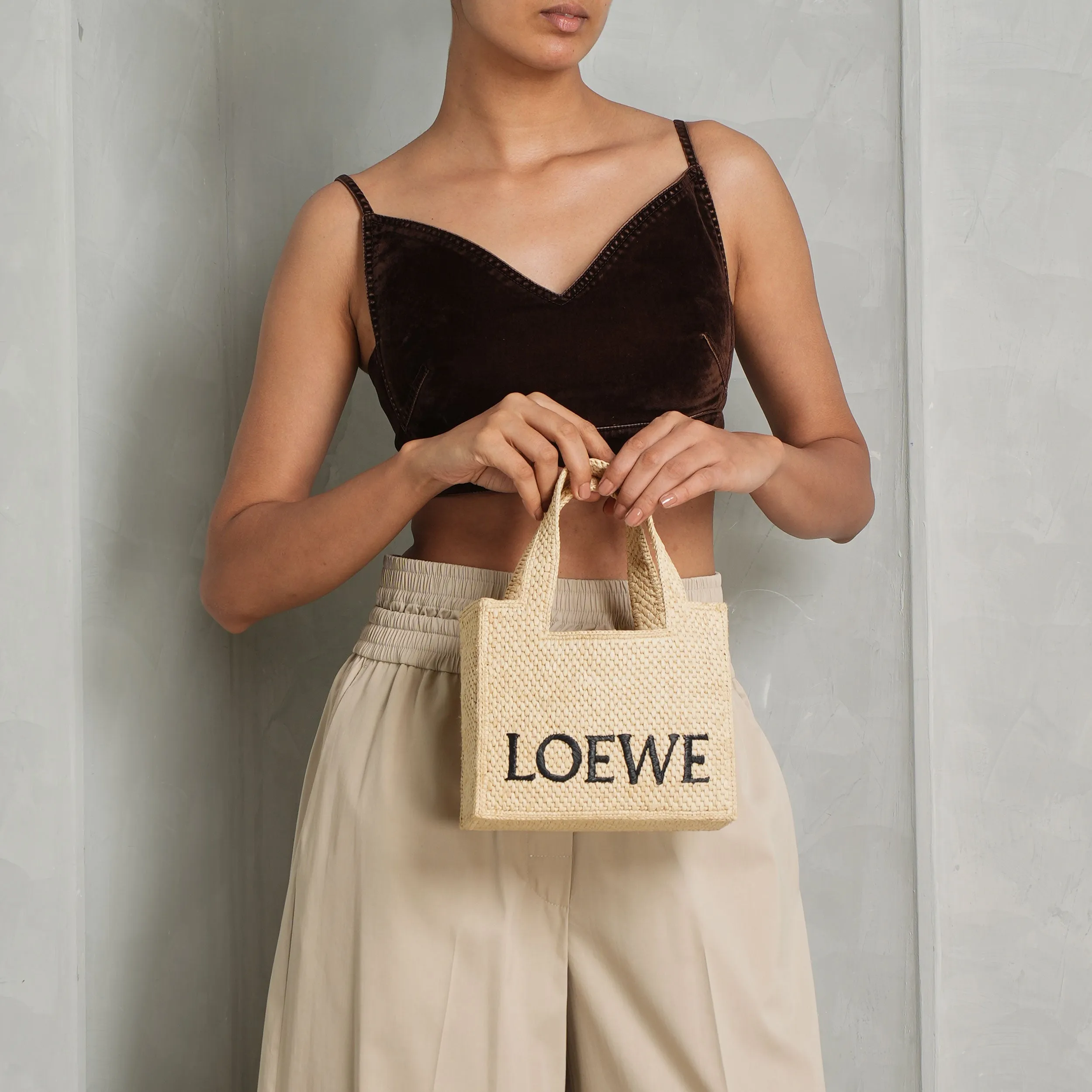 Loewe Font Mini Tote Bag