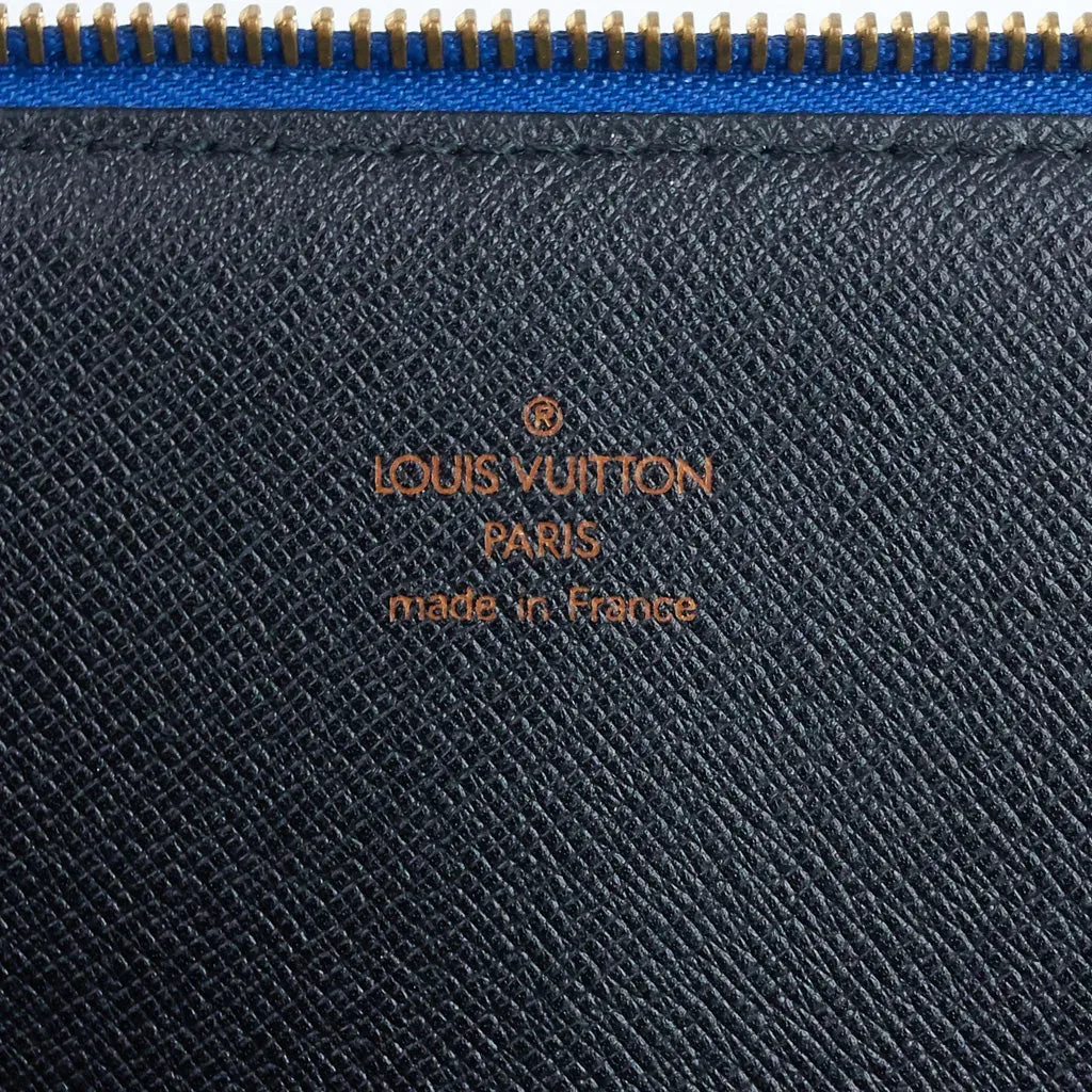 Louis Vuitton Blue Epi Leather Poche Documents Portfolio Pouch