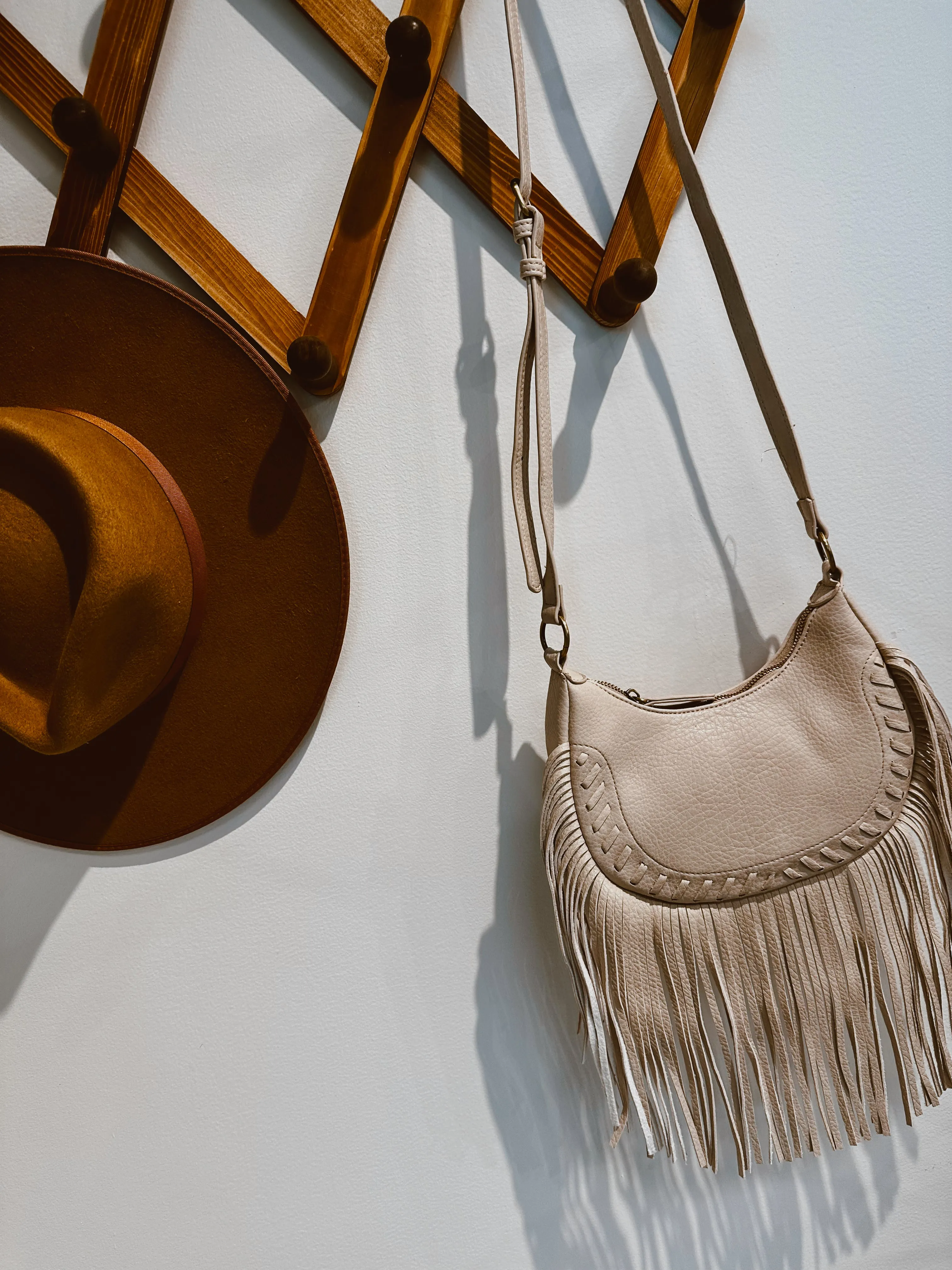 Love The Fringe Bag - Ivory