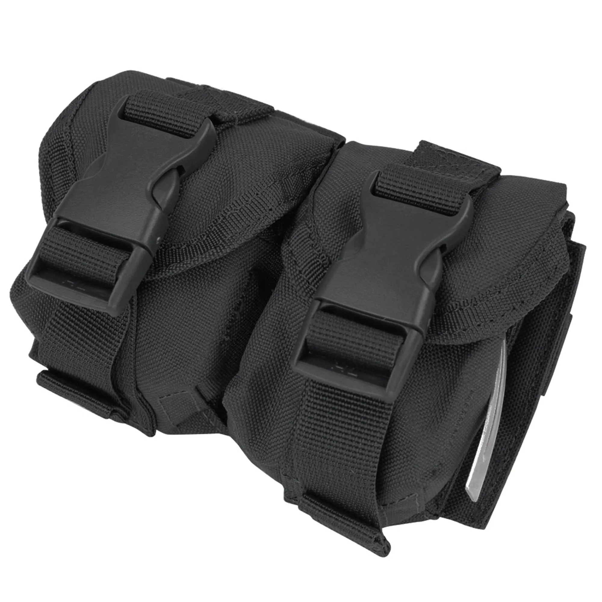 MA14-002 DOUBLE FRAG GRENADE POUCH NEGRO MARCA CONDOR