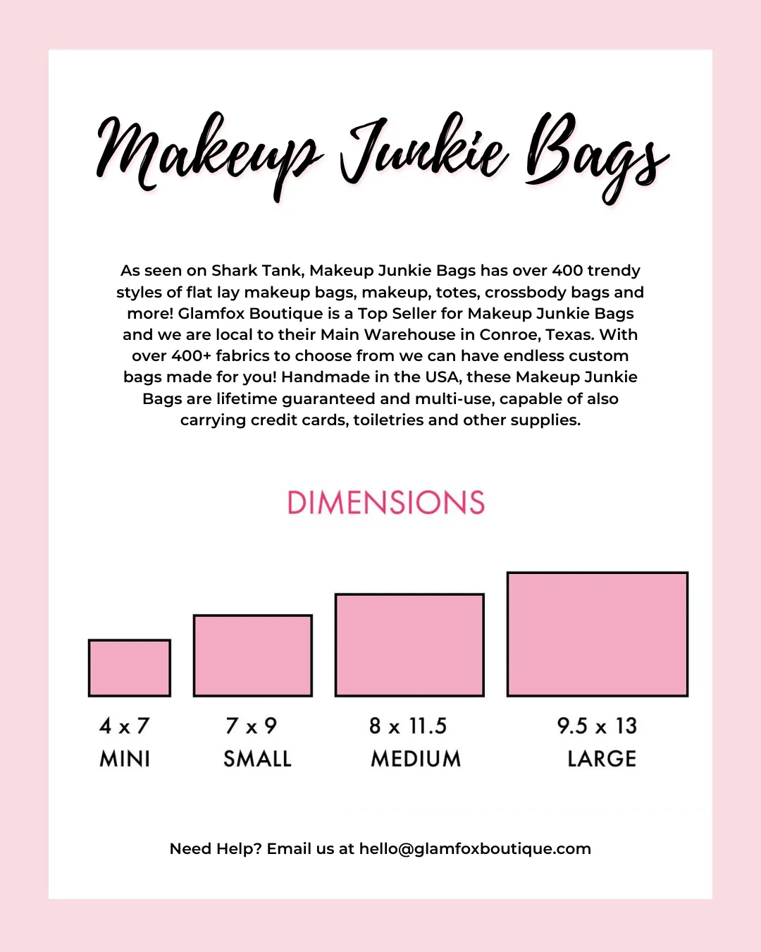 Makeup Junkie Bags - The Rebel Bag [Pre-Order]