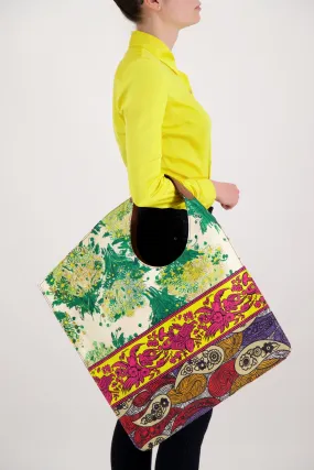 Mantero Multicolor Carre' Handbag