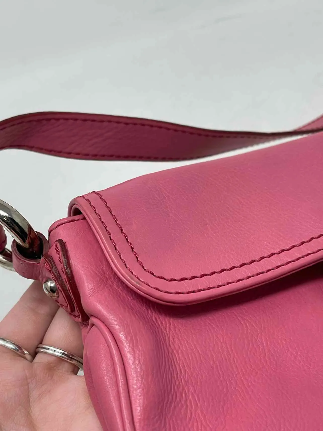 Marc Jacobs Pink Shoulder Bag Leather Designer Purse