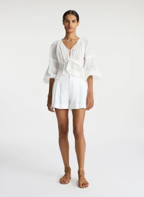 Mateo Stretch Linen Short