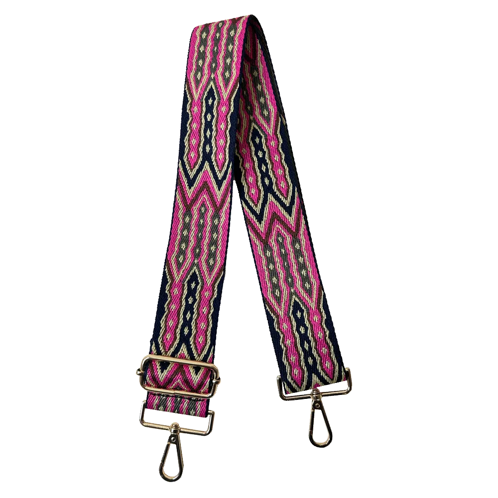 Mayan Print Interchangeable Woven Bag Strap