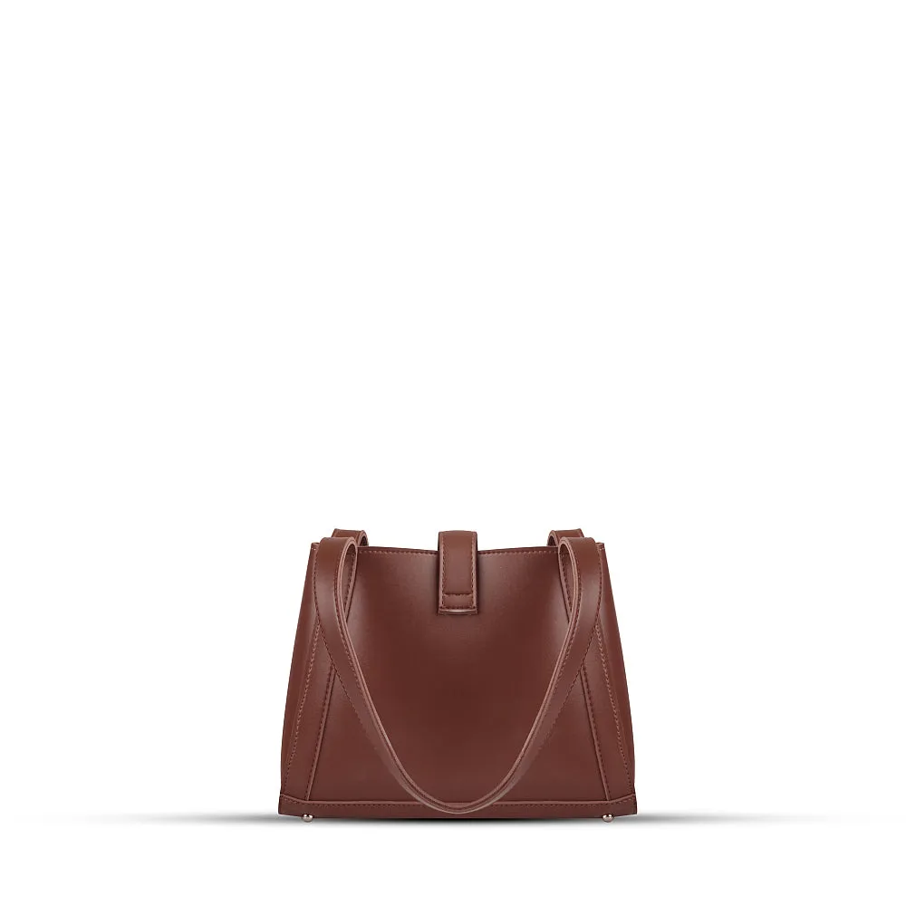 MIA CHOCO BROWN HANDBAG