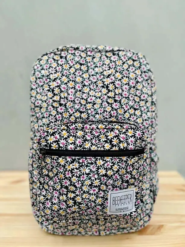 Mini Royal BeeKeeper Vegan Backpack Daisies