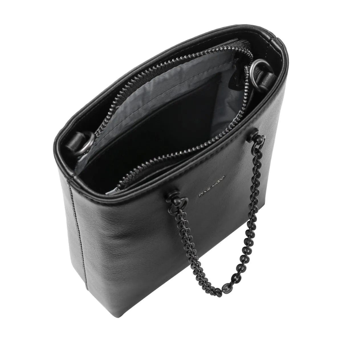 Naomi Vegan Leather Crossbody Phone Pouch | Black