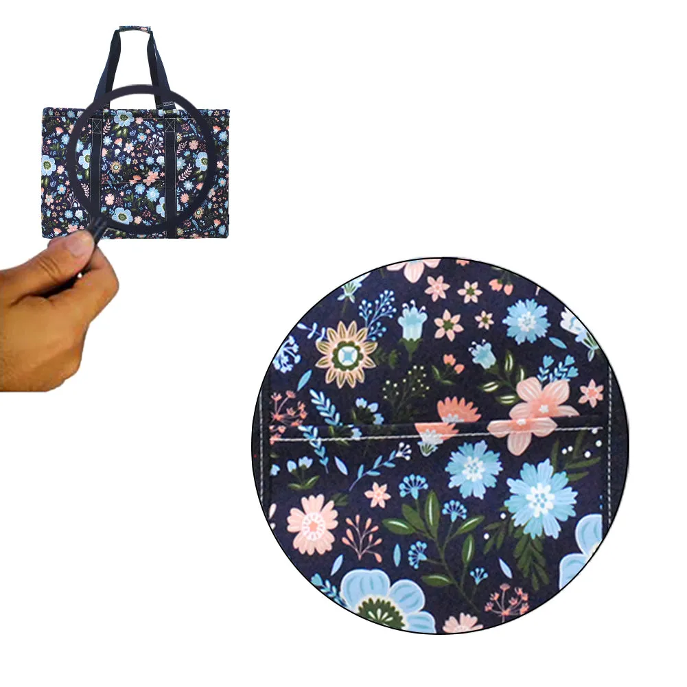 Pastel Floral NGIL Shopping Utility Tote Bag