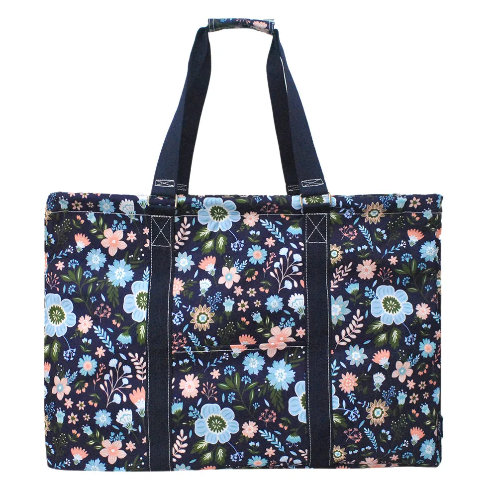 Pastel Floral NGIL Shopping Utility Tote Bag