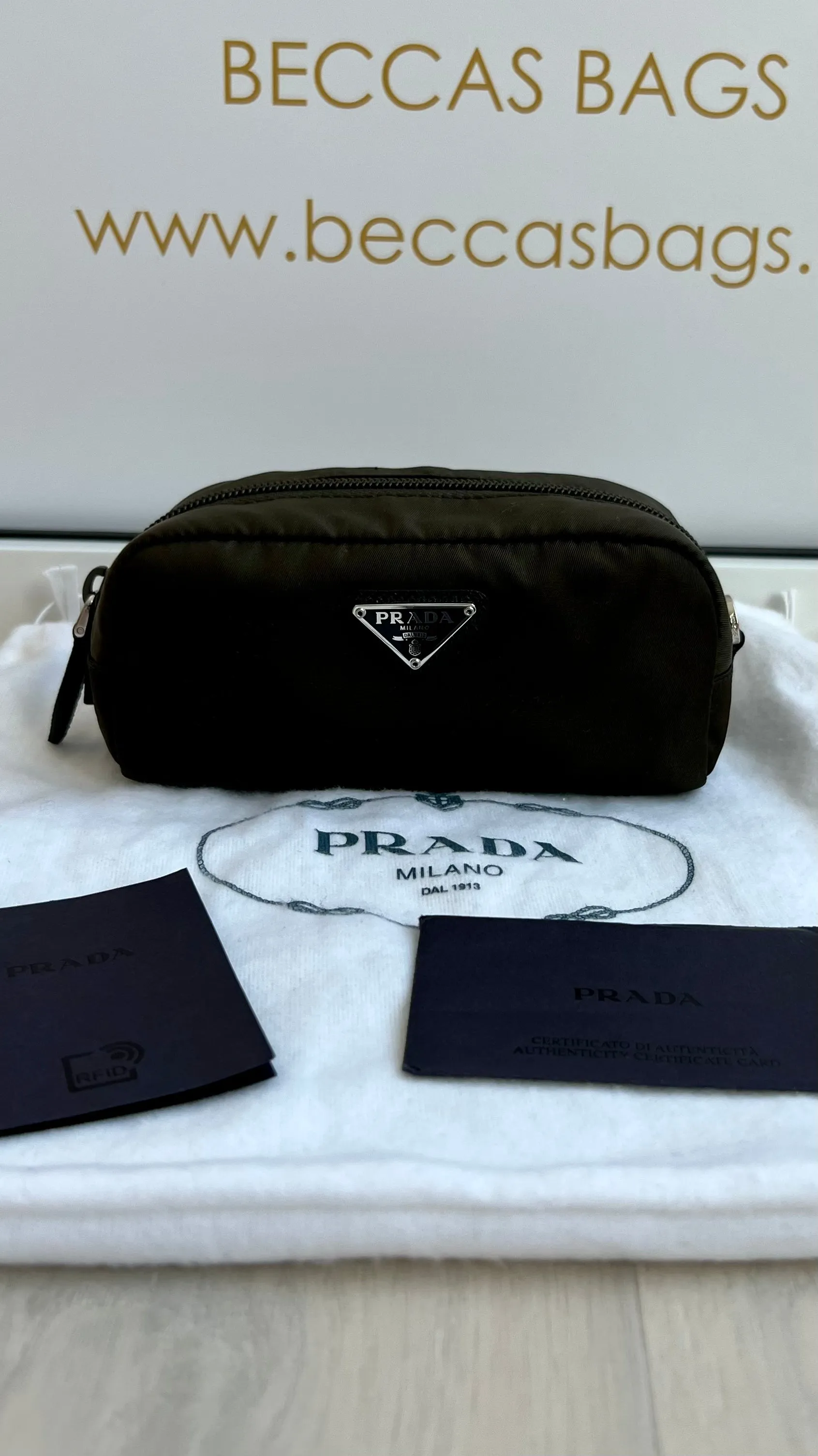 Prada Pouch Wristlet