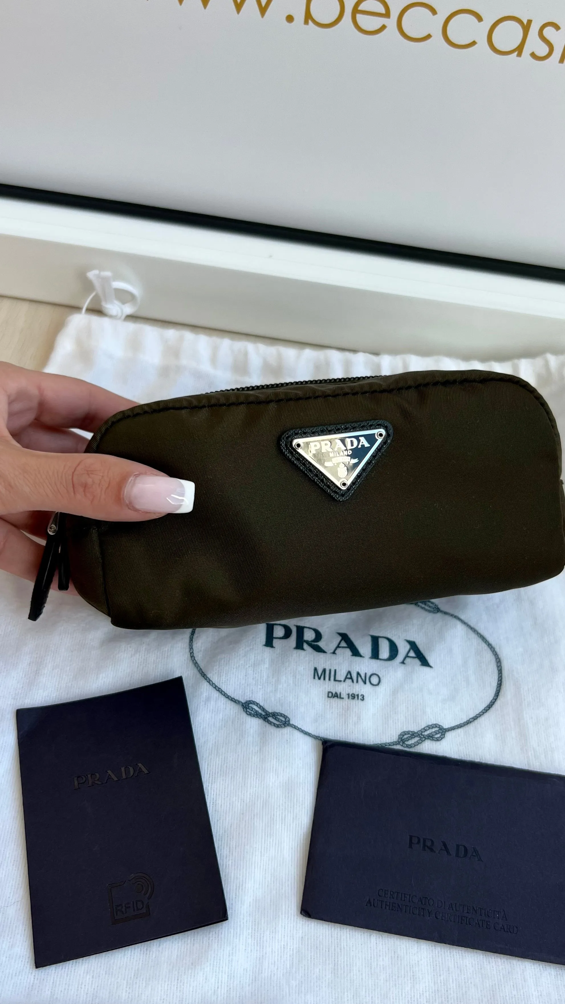 Prada Pouch Wristlet