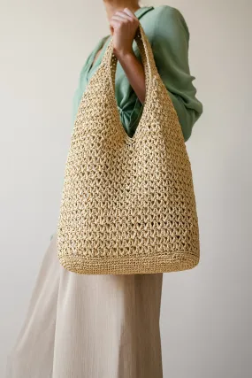 Raffia Daphne Tote Bag