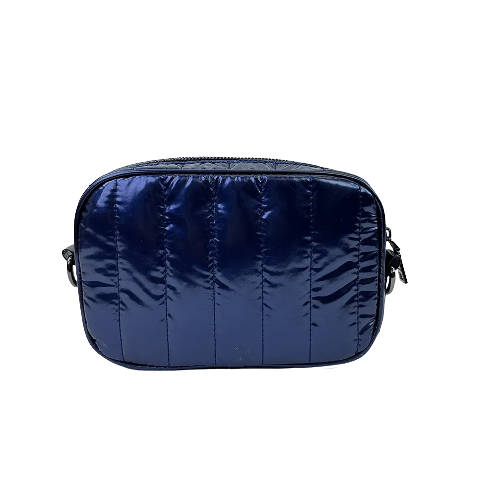 Ramona Quilted Liquid Nylon Crossbody Bag