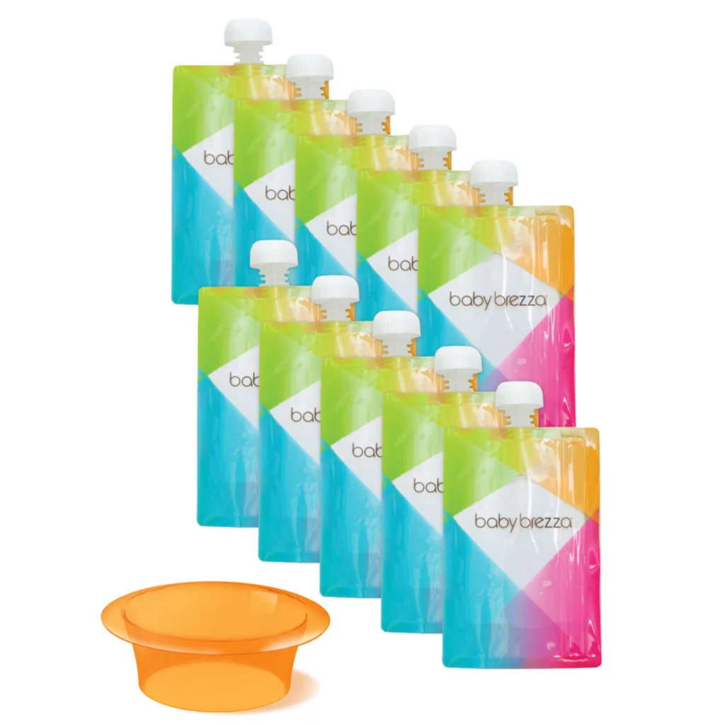 Reusable Baby Food Pouches, 10 Pack