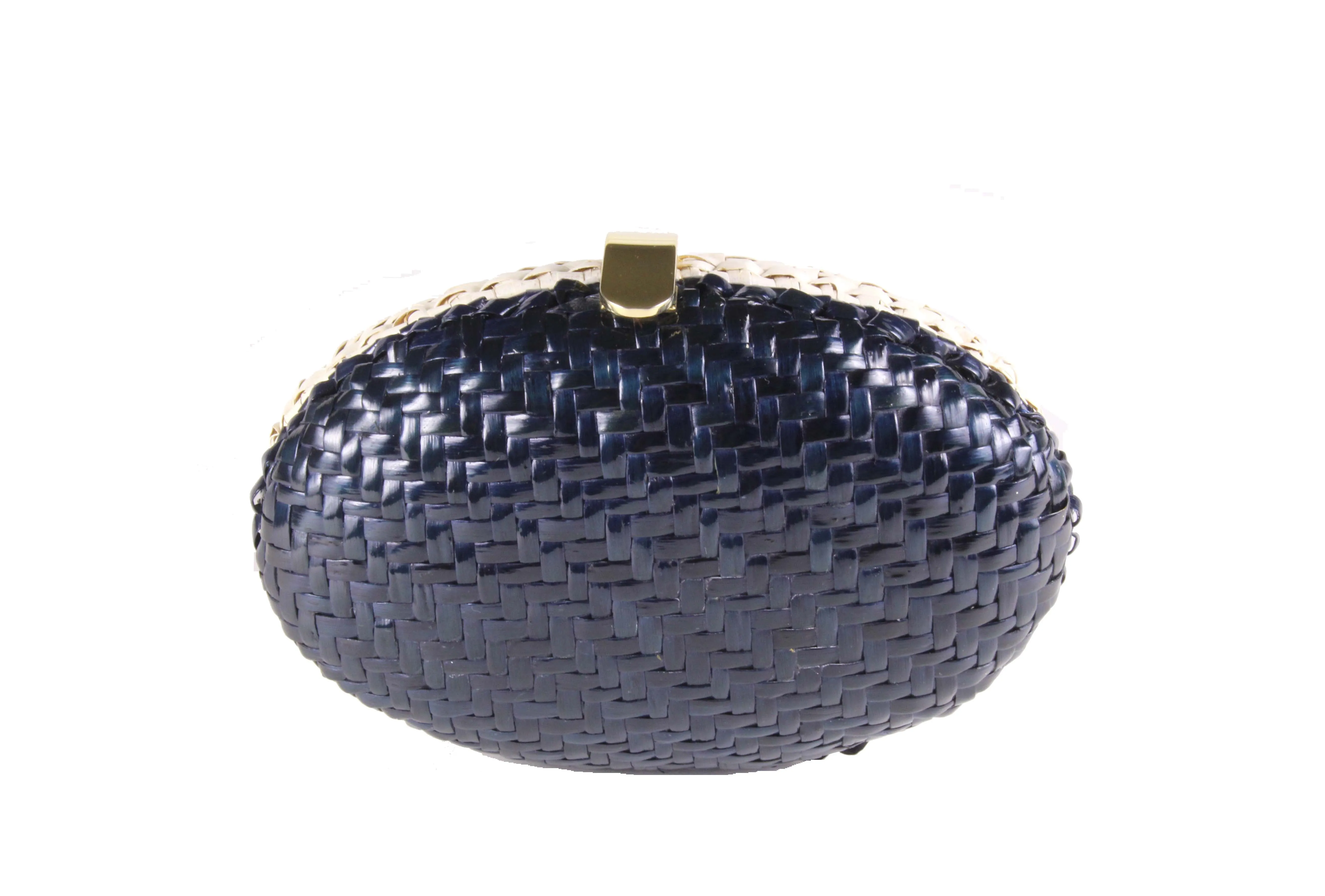 RODO bicolor oval clutch