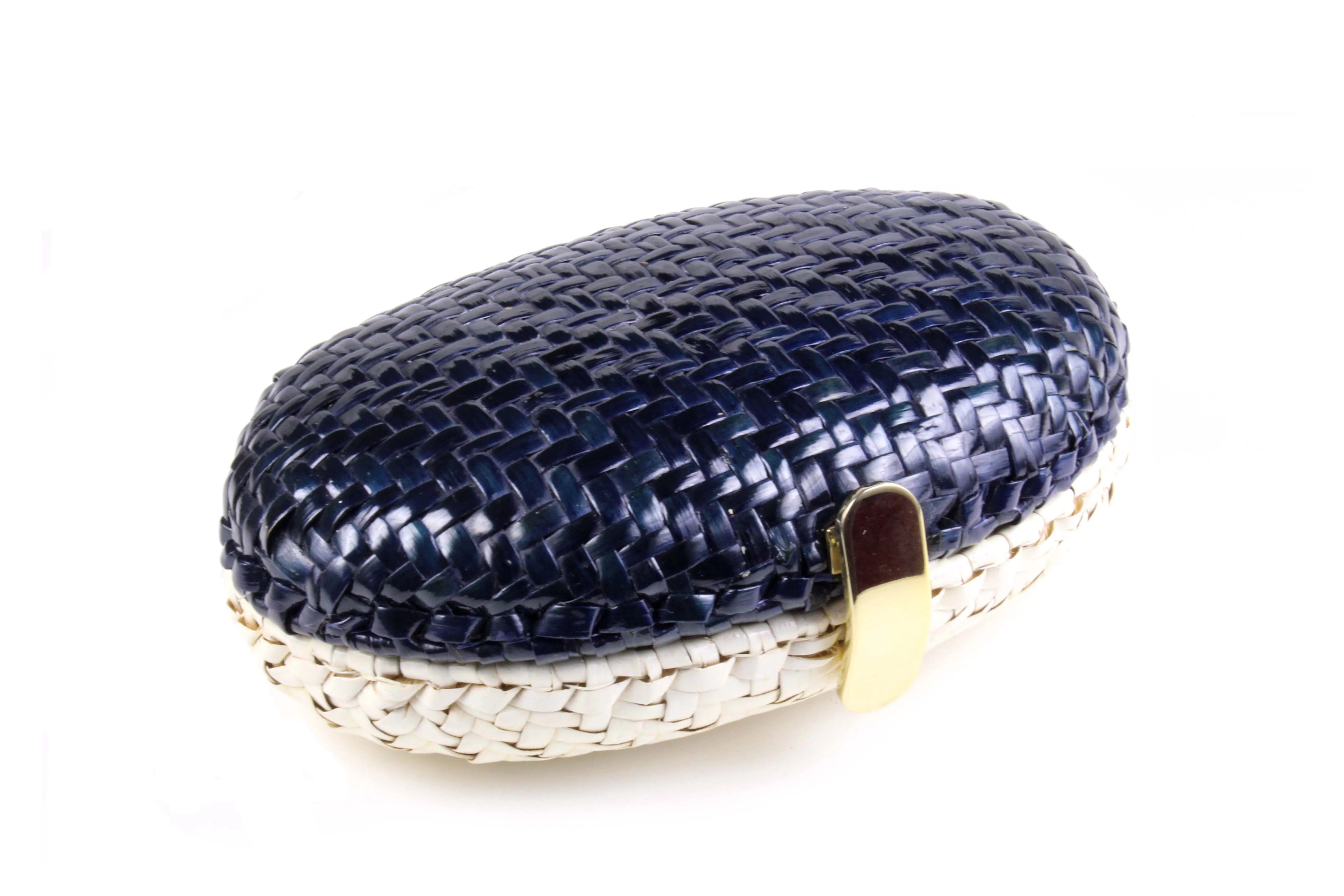 RODO bicolor oval clutch