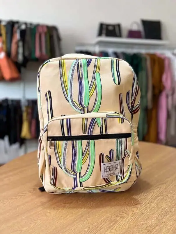 Royal BeeKeeper Vegan Backpack Cactus