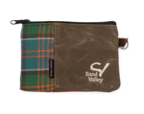 Seamus Golf Sand Valley Zippered Valuables Pouch - Stewart of Appin Tartan